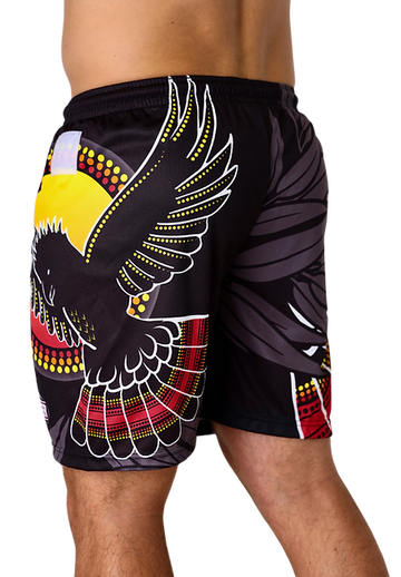 Black Cockatoo Oztag Shorts - Oztagger