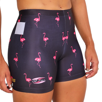 Flaming Flamingos Tights - Oztagger