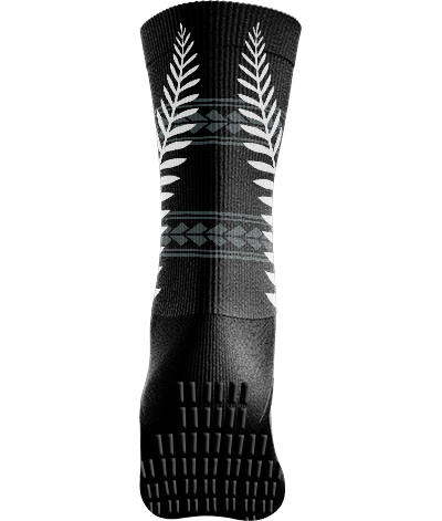 GRIP STAR BLACK KIWI PRIDE CREW SOCKS - Oztagger