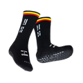 GRIP STAR ABORIGINAL 3 STRIPES BLACK CREW SOCK - Oztagger