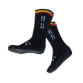 GRIP STAR ABORIGINAL 3 STRIPES BLACK CREW SOCK - Oztagger