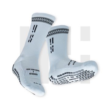 GRIP STAR WHITE PASIFIKA CREW SOCKS