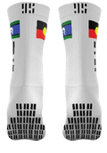 GRIP STAR INDIGENOUS OZTAG WHITE CUSTOM REP CREW SOCK - Oztagger