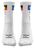 GRIP STAR INDIGENOUS OZTAG WHITE CUSTOM REP CREW SOCK - Oztagger