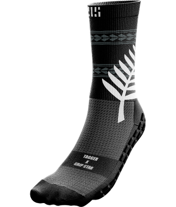 GRIP STAR BLACK KIWI PRIDE CREW SOCKS