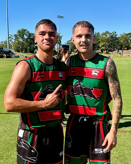 Souths Mens Rep Playing Singlet - Oztagger