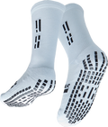 GRIP STAR WHITE CREW SOCK - Oztagger