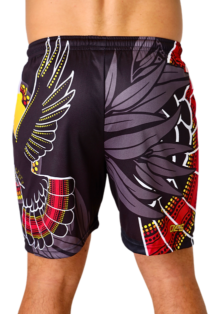 Black Cockatoo Oztag Shorts - Oztagger