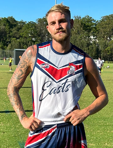 Easts Mens Rep Playing Singlet - Oztagger