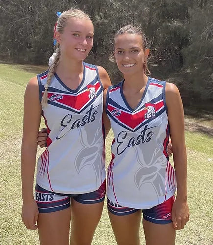 Easts Ladies Rep Playing Singlet - Oztagger