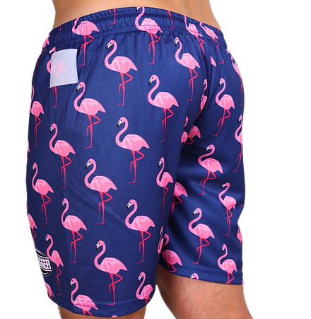 Not My Flamingo Shorts - Oztagger