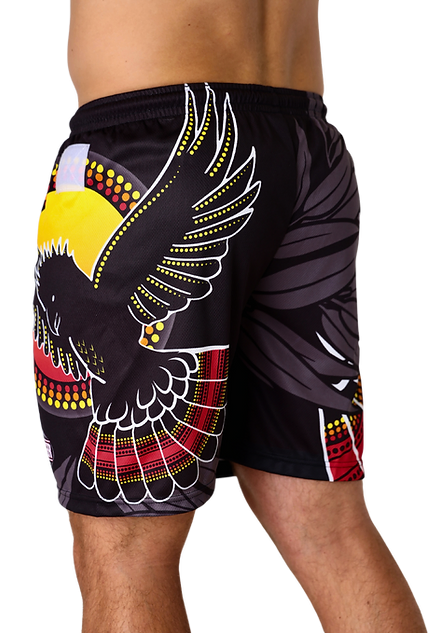 Black Cockatoo Oztag Shorts - Oztagger