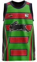 Souths Mens Rep Playing Singlet - Oztagger