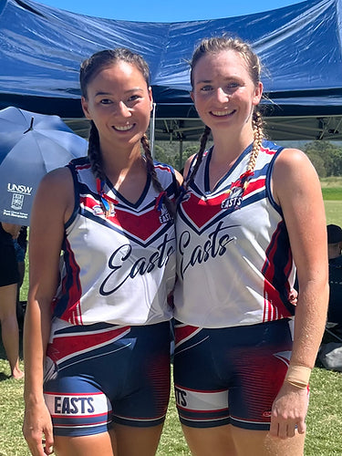 Easts Ladies Rep Playing Singlet - Oztagger