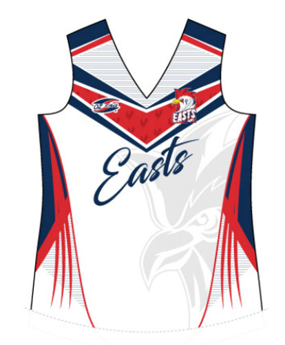 Easts Ladies Rep Playing Singlet - Oztagger