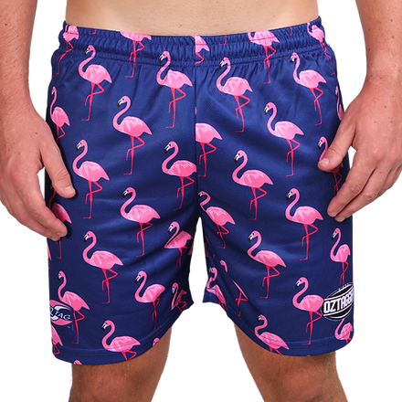 Not My Flamingo Shorts - Oztagger